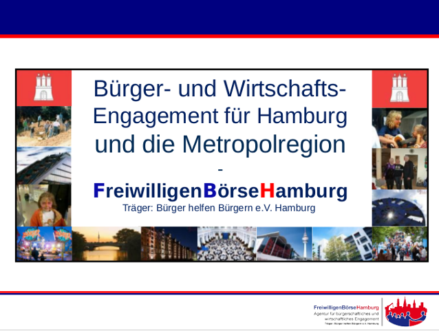 Brger- und Wirtschaftsengagement fr Hamburg und die Metropolregion