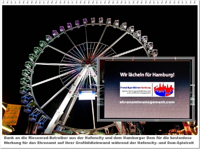 Großbildleinwand Riesenrad