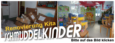 Renovierung der Kita Schmuddelkinder