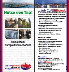 Neuer Flyer für das Job-Cafè